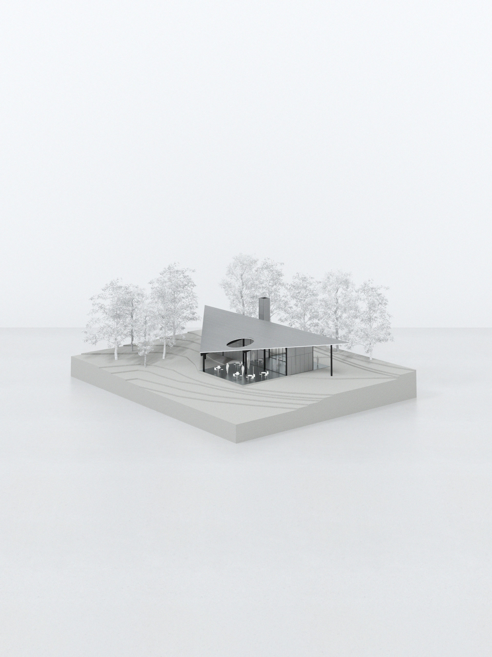 P02 : Proposal for the new Pavillon im Park in Zürich
